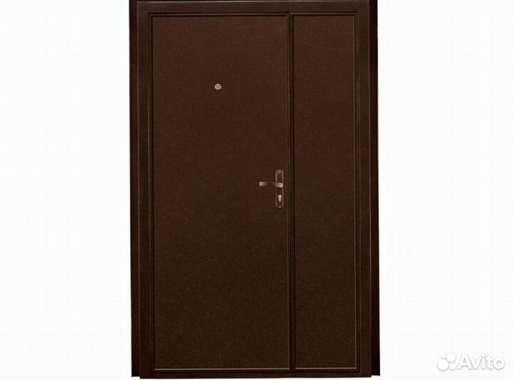 Двухстворчатая входная дверь с Терморазрывом