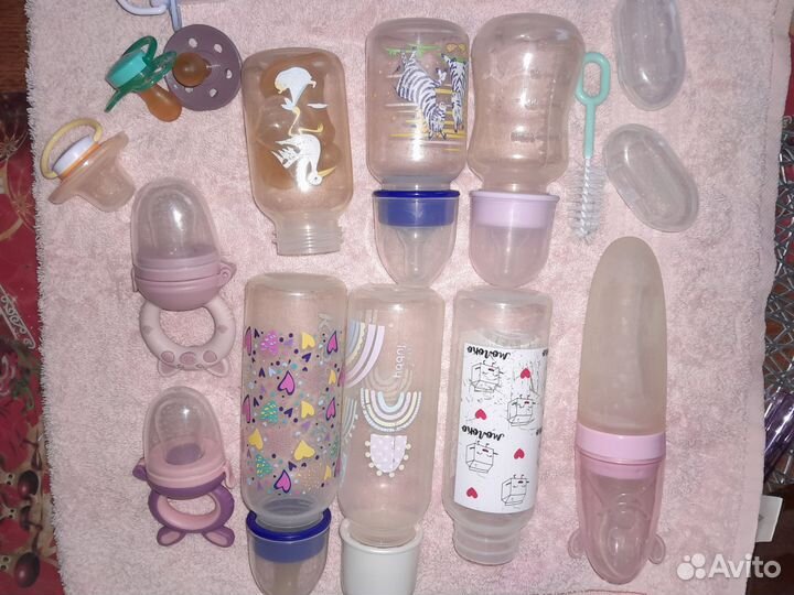 Бутылочки для кормления пакетом