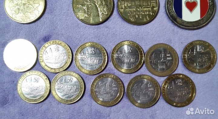 Монеты сувенирные,иностранные,из Франции