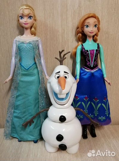 Куклы холодное сердце. Анна, Эльза и Олаф