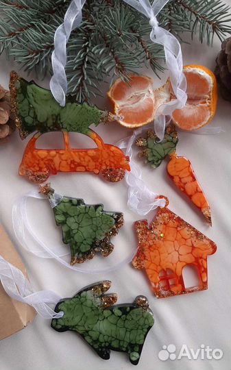 Новогодние игрушки ручной работы