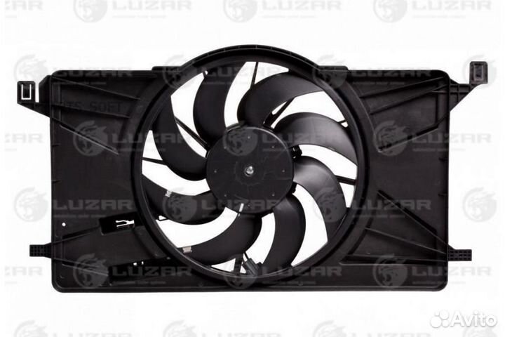 Вентилятор двигателя Ford Focus III (11) (с кожухо