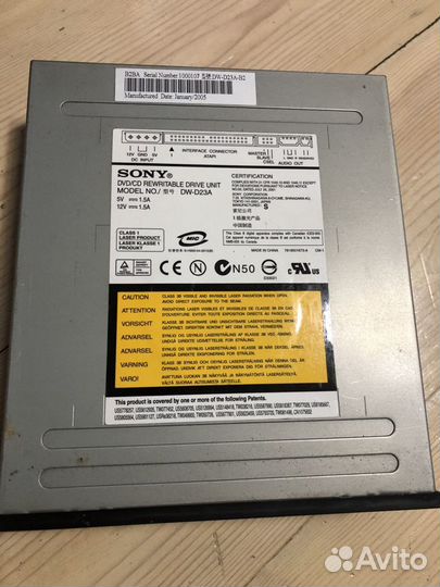 Дисковод DVD