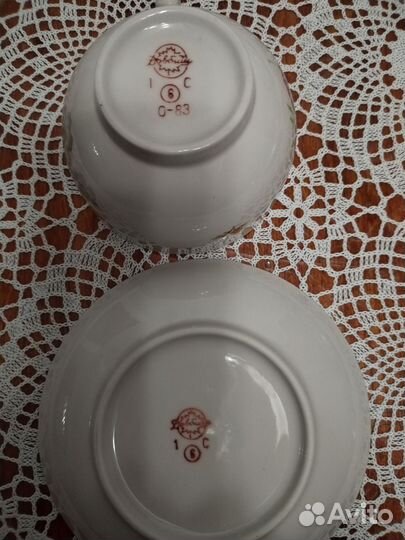 Чашка с блюдцем