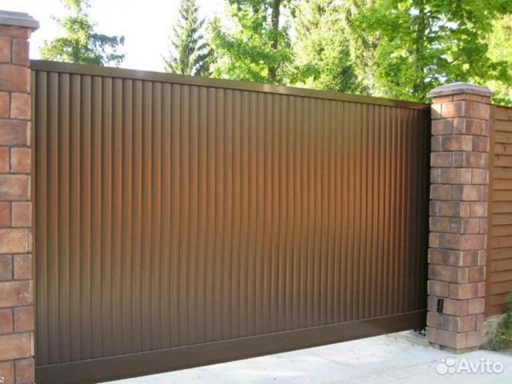 Ворота из металла 