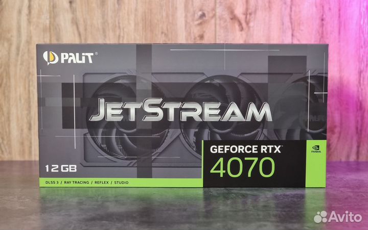 Видеокарта 12GB RTX 4070 Palit JetStream