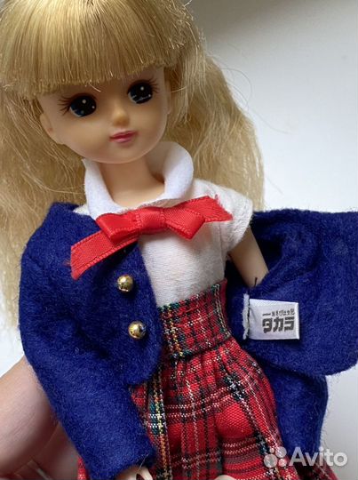 Ликка Licca chan голубые глаза барби япония