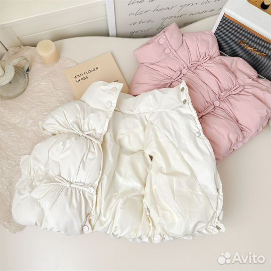 Утепленный жилет для девочки