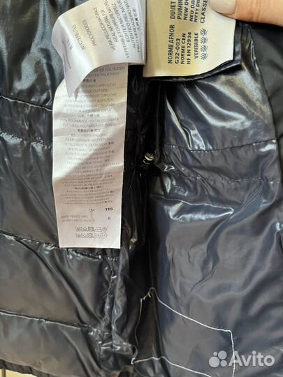 Куртка парка зимняя Moncler 6/116 см