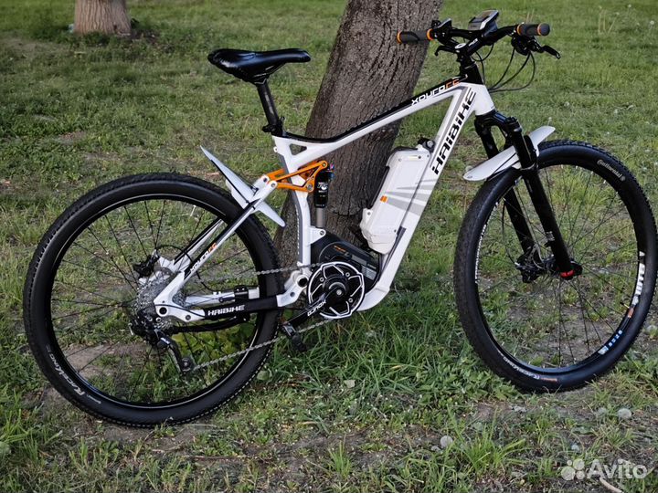 Горный электро велосипед Haibike Xduro двухподвес