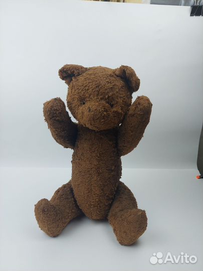 Плюшевый мишка старинный, 20е годы, СССР
