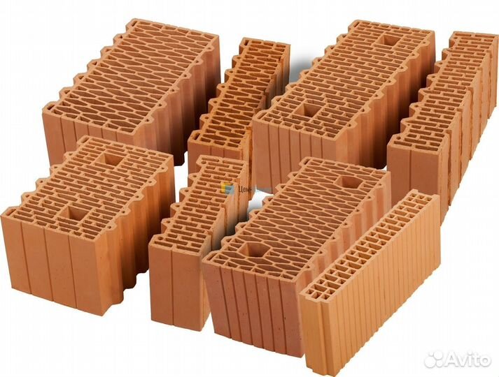 Керамический крупноформатный блок Керакам