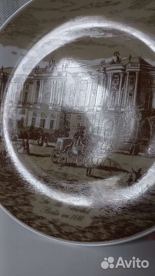 Декоративная тарелка Jlmenau гдр