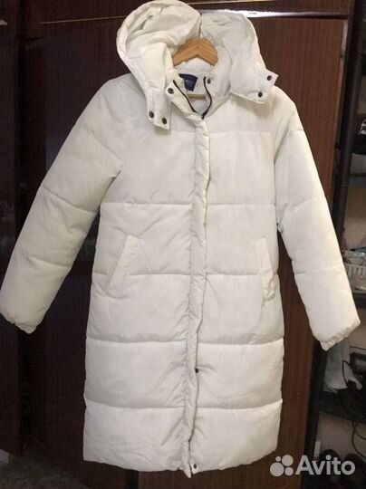 Пуховик белый