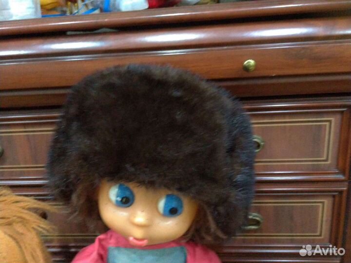 Шапка норковая мужская обманка 56см