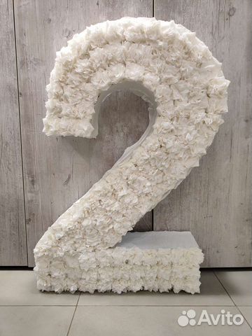 Цифра 2 на день рождения