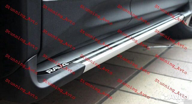 Пороги Toyota RAV 4 CA40 Логотип 2012-2015 S668