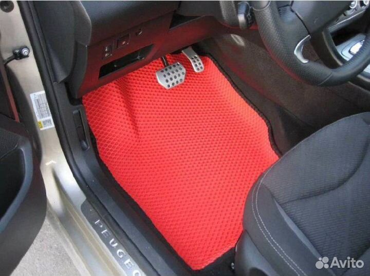 Автоковрик EVA в Хëндай Элантра 3D с бортами