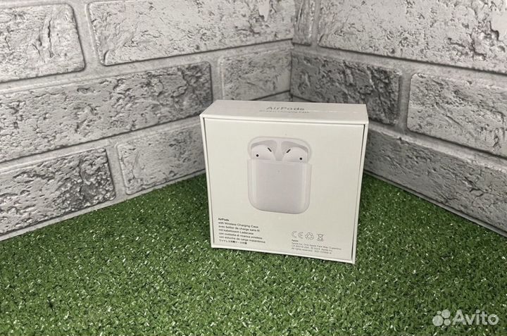 AirPods 2 Premium + Гарантия/Доставка/Чехол