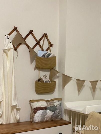 Корзина сумка плетеная