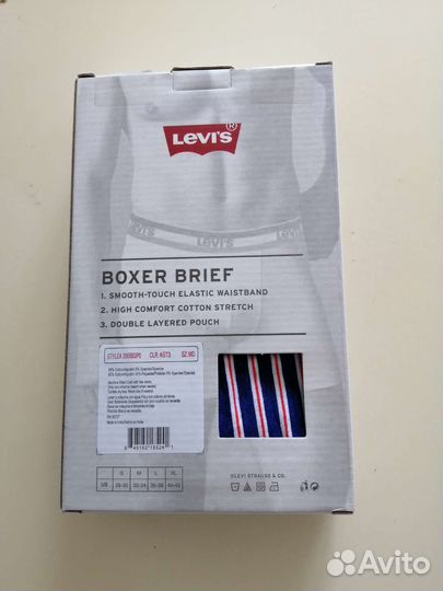 Трусы боксеры Levi's из США