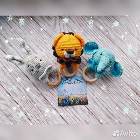 Подарочные наборы: грызунок,погремушка, тактильная