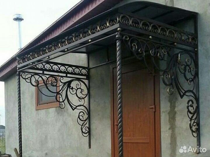 Кованые козырьки