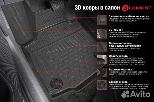 Коврики в салон Jetour Dashing 2022