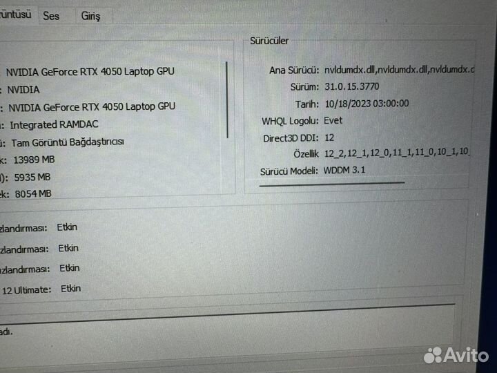 Lenovo Loq İ5 RTX 4050