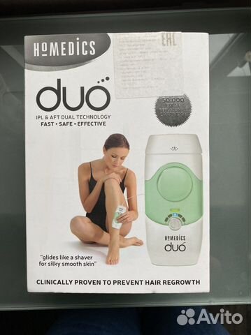 Фотоэпилятор Homedics DUO IPL-HH150-EU