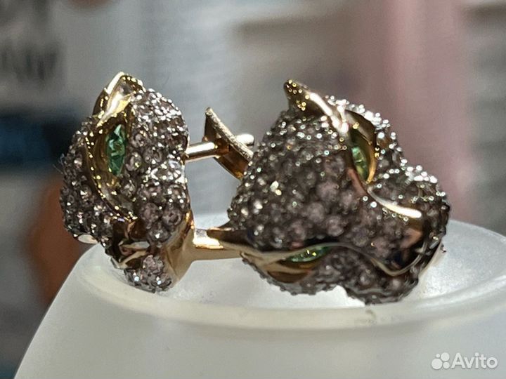 Золотые серьги