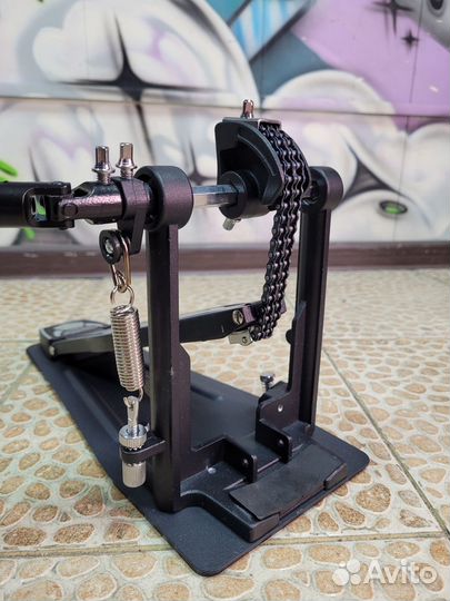 Двойная педаль бас-барабана (кардан) Asanasi P-500