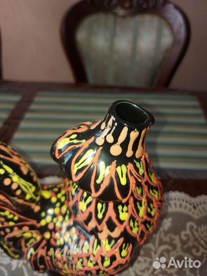 Петух графин кувшин штоф керамический