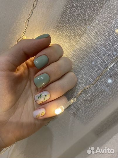 Маникюр, покрытие гель лак, наращивание ресниц