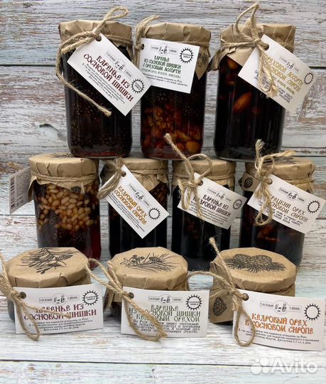 Варенье из шишек, таежные сладости оптом