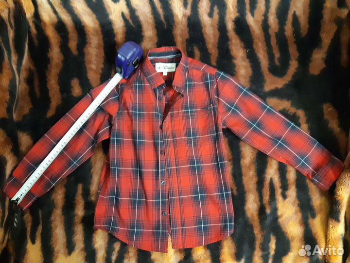 Рубашка на мальчика 4-6лет