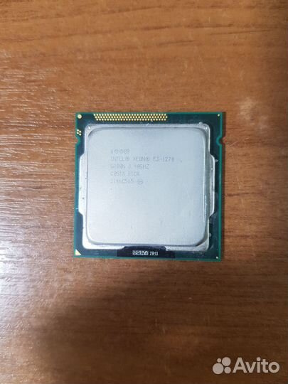 Процессор Xeon E3 1270 (аналог i7 2600)