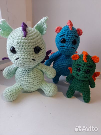 Вязаные игрушки ручной работы