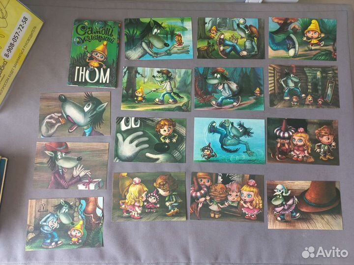 Набор открыток СССР Сказки Полные