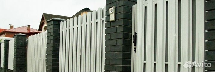 Шахматный евроштакетник