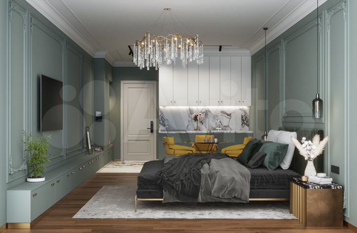 Квартира-студия, 40 м² (Грузия)