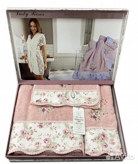 Полотенца lady roses.Размеры 70*140/50*100 / 30*50