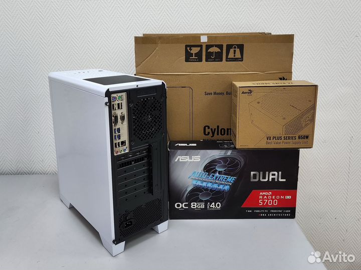 Игровой Intel Core i7-6700/16Gb/SSD 512Gb/RX 5700
