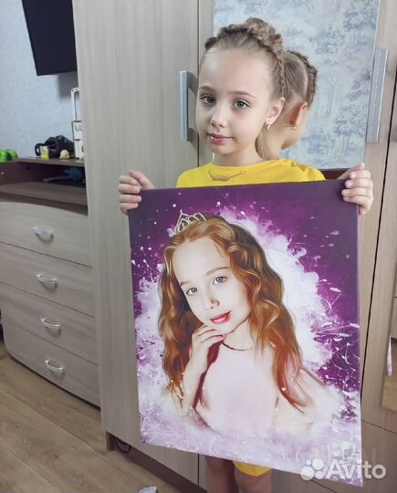 Портрет на холсте по фото в Севастополе