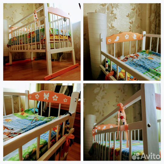 Кроватка с матрасом