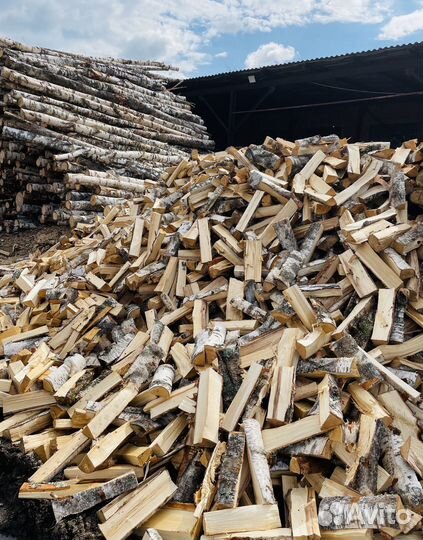 Дрова колотые березовые jpe*34