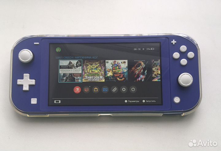 Nintendo Switch Lite прошитая 128гб + 10 топ игр