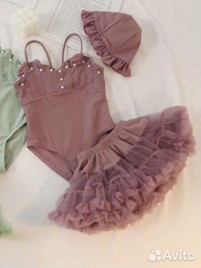 Купальник детский с юбкой