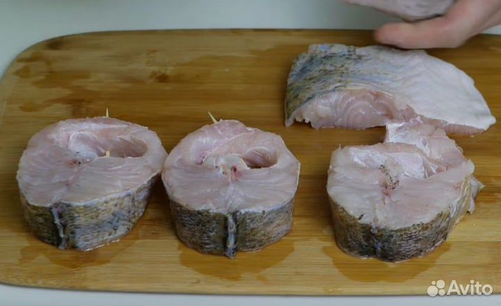 Стейки рыбы