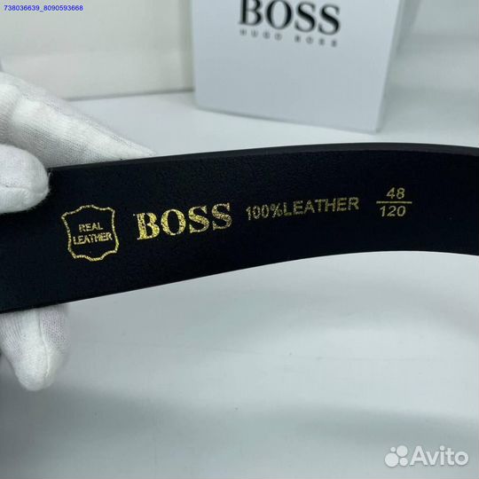 Кожаный ремень Hugo Boss: стиль и качество (Арт.50